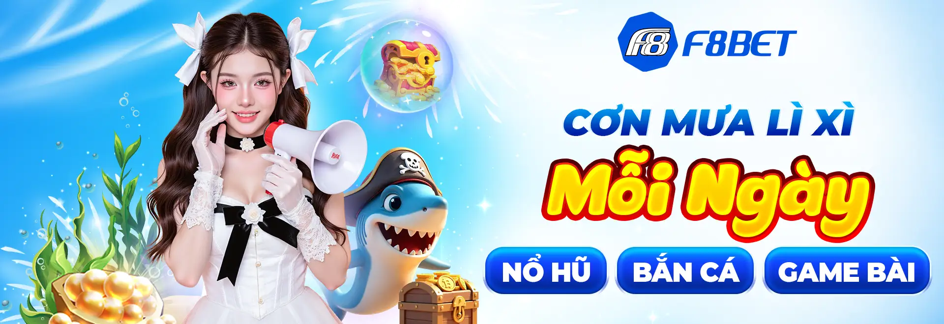 Banner F8Bet về Casino đa sảnh và Live Casino